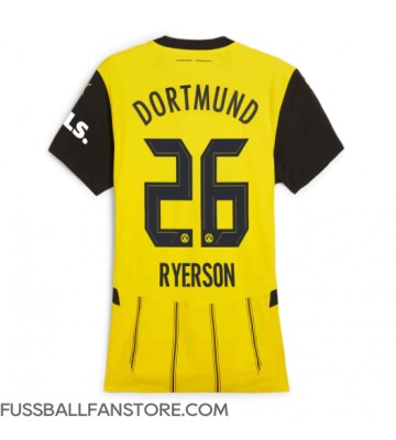 Borussia Dortmund Julian Ryerson #26 Replik Heimtrikot Damen 2024-25 Kurzarm